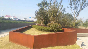 锦江耐候钢挡土墙